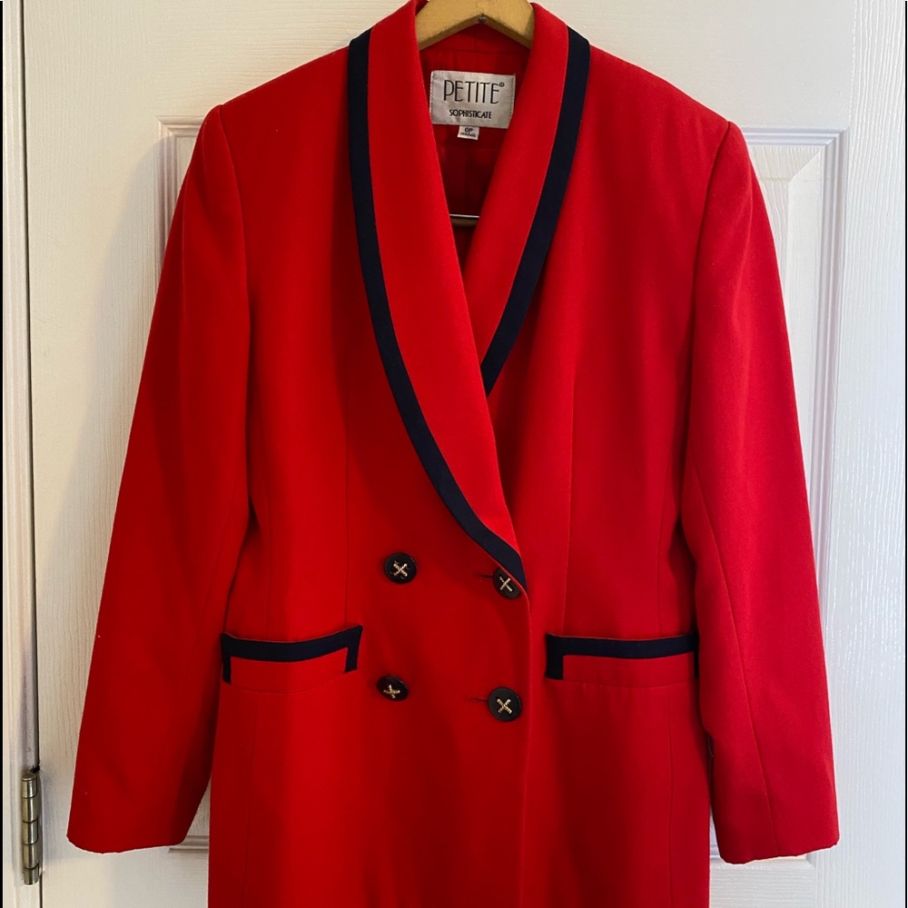 DOUBLE BREAST BLAZER -Petite Sophisticates Vintage